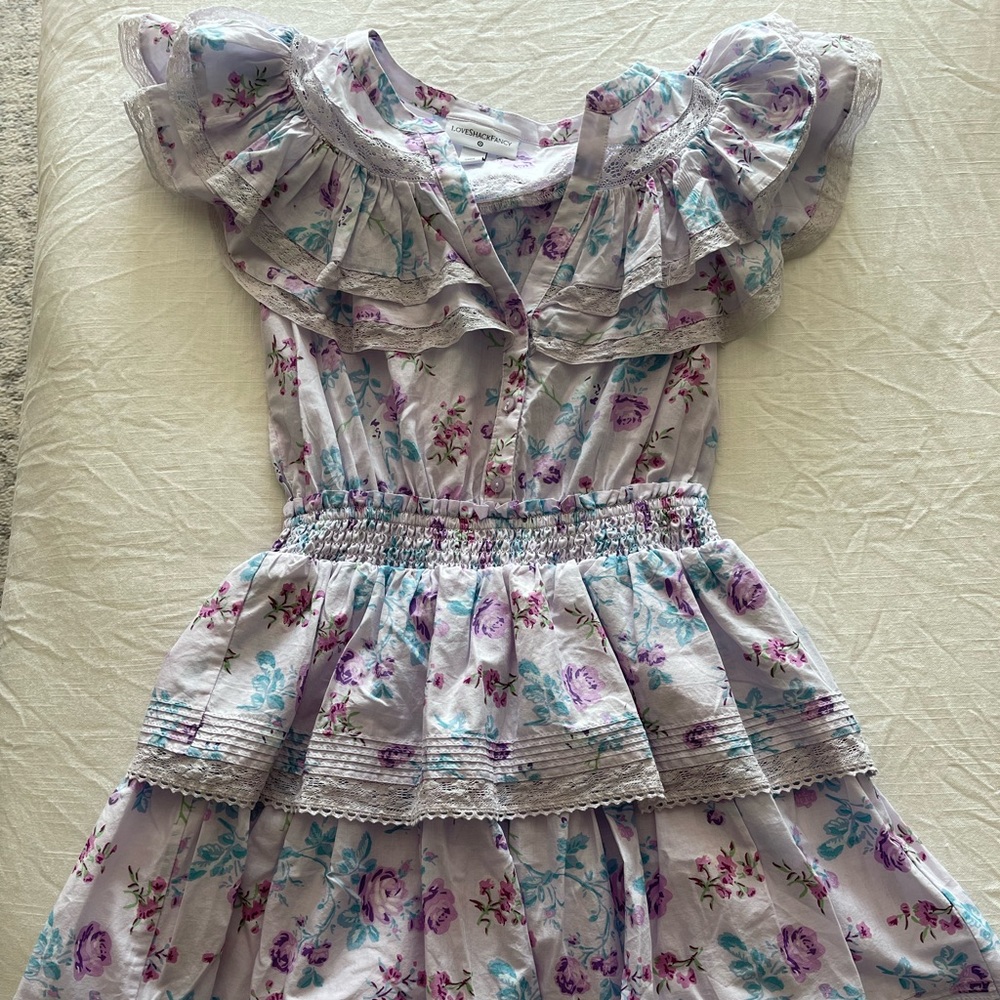 LoveShackFancy (for target) lavender floral dress